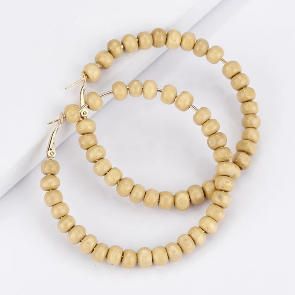 Miranda Wooden Hoops - Light